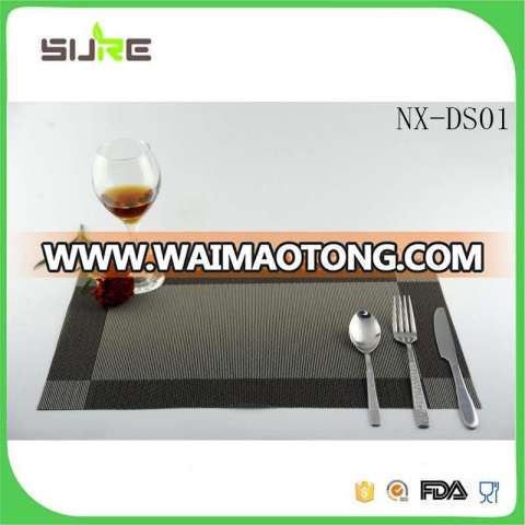 Modern style different types heat resistant pvc placemats with good offer